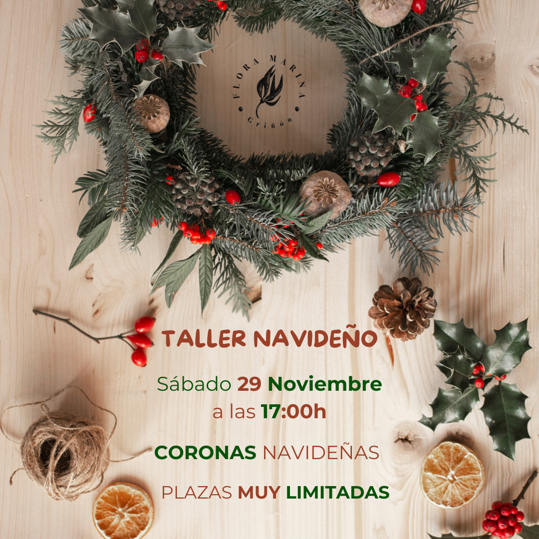 TALLER DE CORONAS NAVIDEÑAS